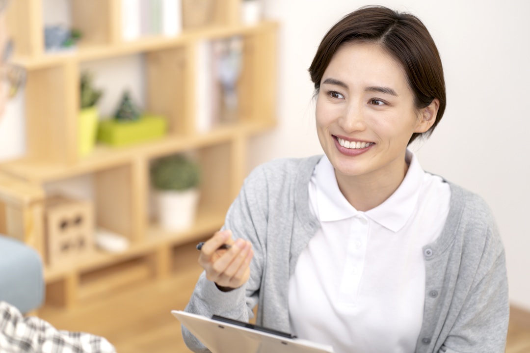 看護師と利用者