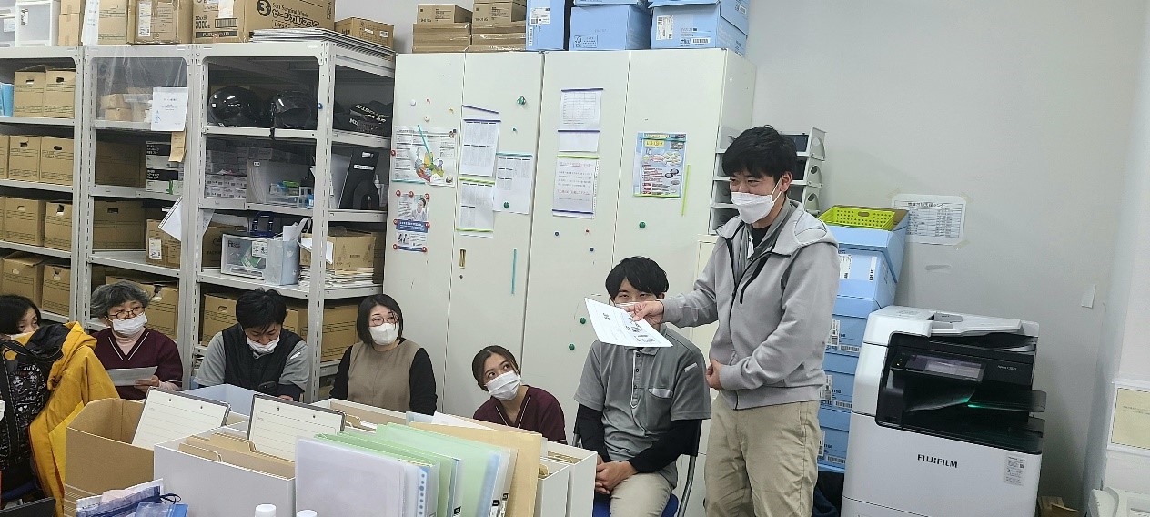 呼吸リハの社内勉強会