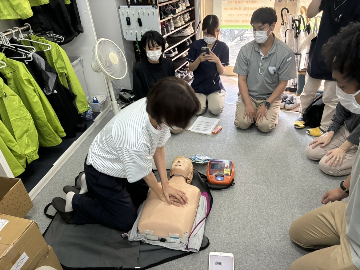心肺蘇生（CPR）を学ぶ！